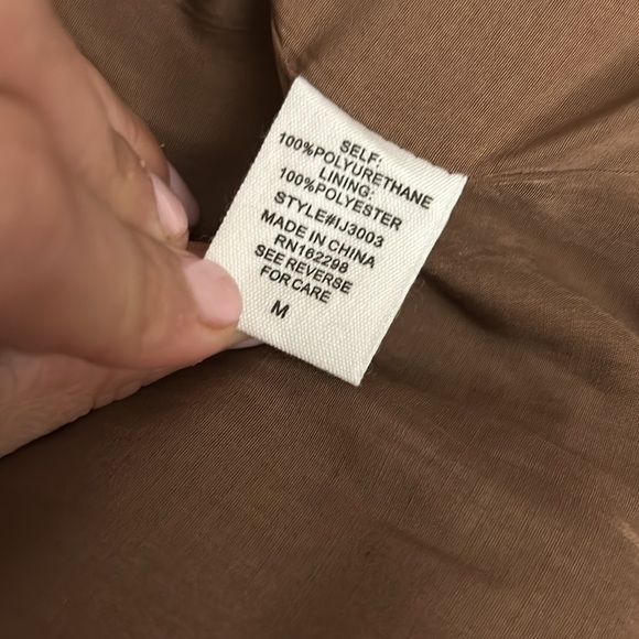 Bucketlist vegan leather jacket blazer - Picture 3 of 5